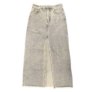 Mimosa Clothing denim maxi skirt SIZE SMALL NWT!